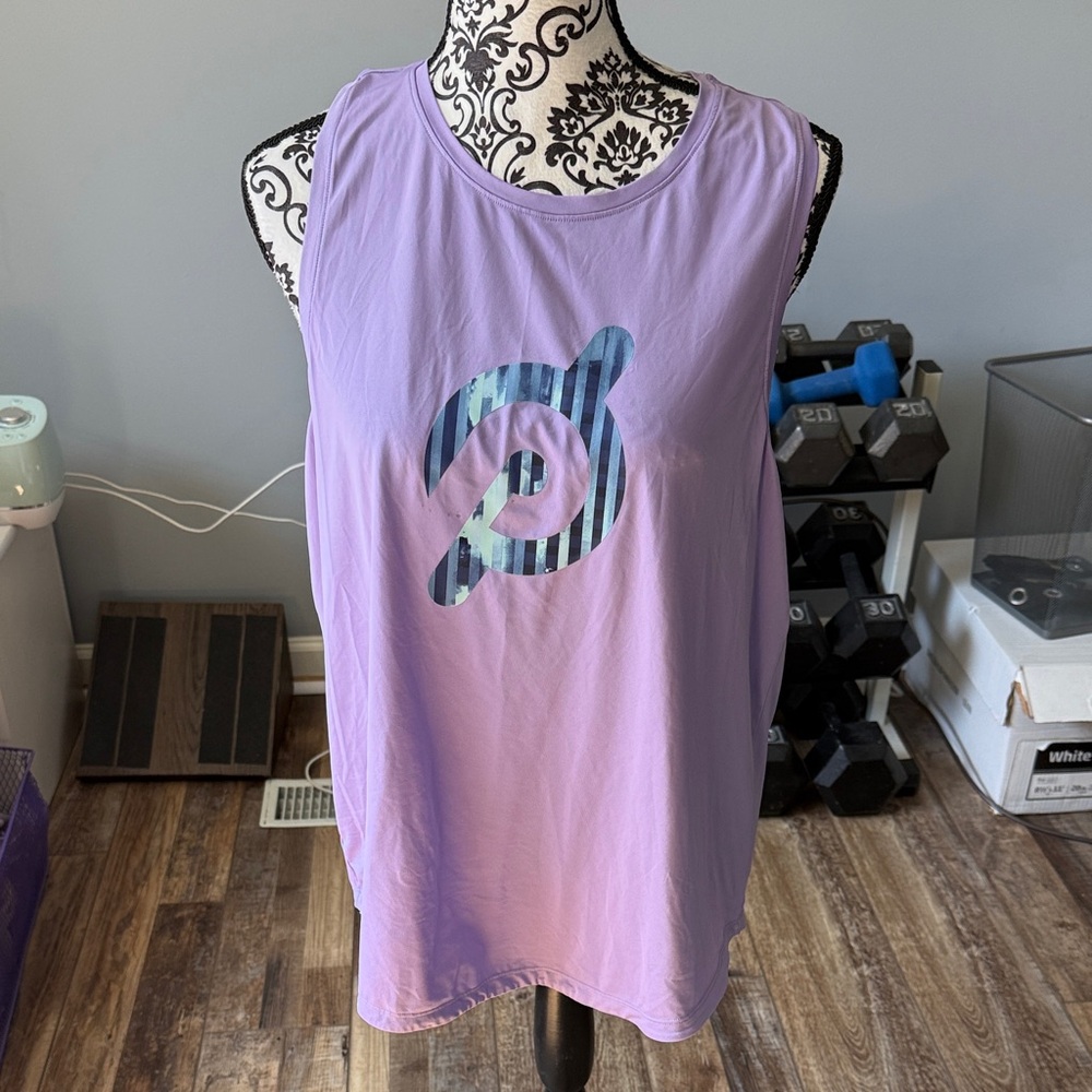 Peloton purple tank size XL